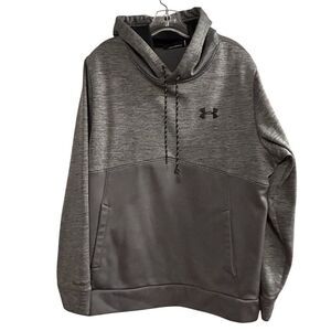 Under Armour Men's Storm Fleece Hoodie Gray Pullover Size L‎